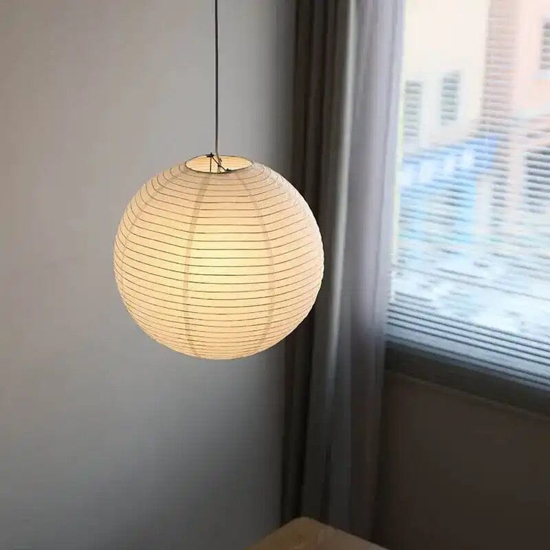 Soft French Glass Ball Pendant Light With Warm Glow
