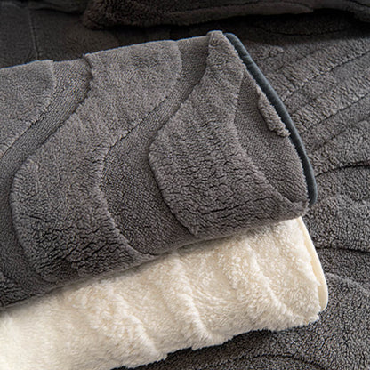 Soft Fleece Stretchy Sofa Slipcover Protector Cushion Cover