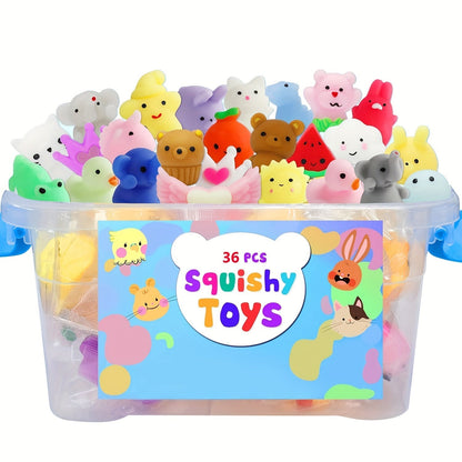 Fun Squishy Animal Figurine Toy Set for Kids - Lusomart
