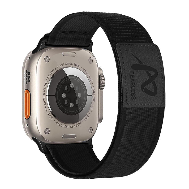 Durable Nylon Apple Watch Strap with Genuine Leather Tag - Lusomart