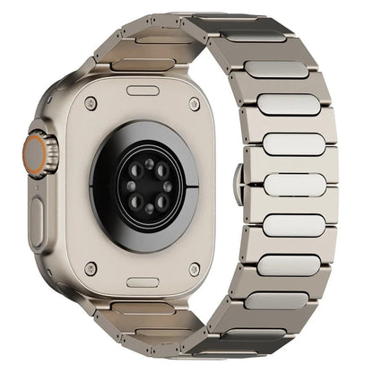 Durable Titanium Apple Watch Band With Secure Clasp