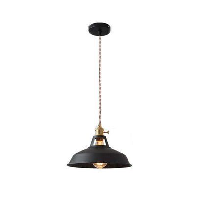 Vibrant Color Metal Drop Pendant Light Fixture