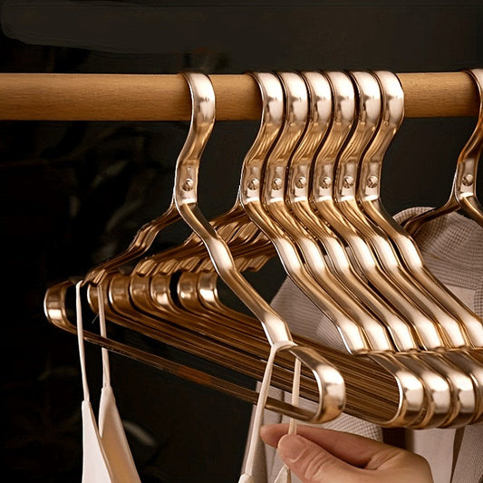 Strong Metal Closet Hangers | Sturdy Space Saving Set - Lusomart