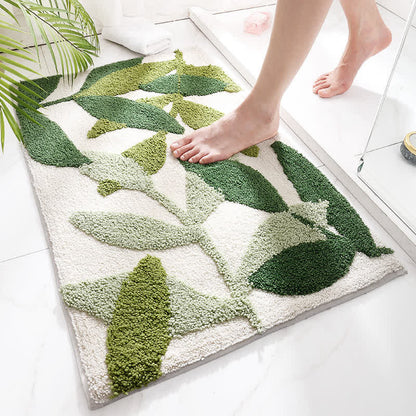 Plush Bathroom Mat with Grip Bottom - Lusomart