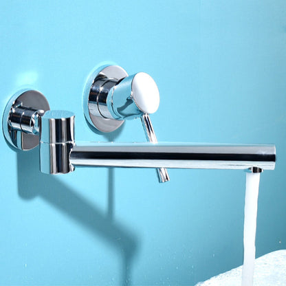 Round Single Handle Bathroom Faucet