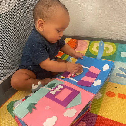 Interactive 3D Sensory Play Learning Board