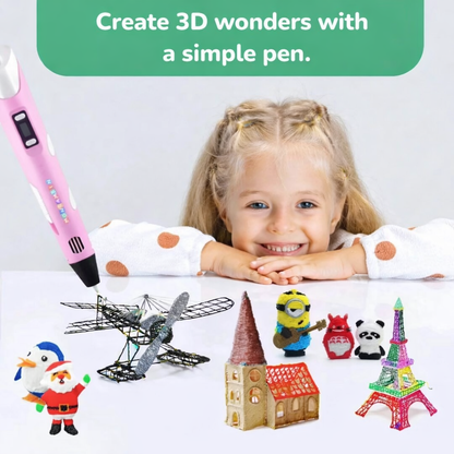 Fun Kids Art 3D Printing Pen Set Creative Toy
