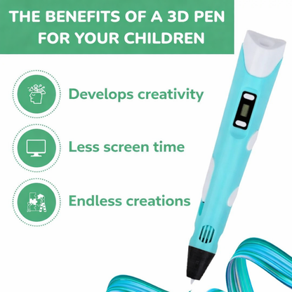 Fun Kids Art 3D Printing Pen Set Creative Toy