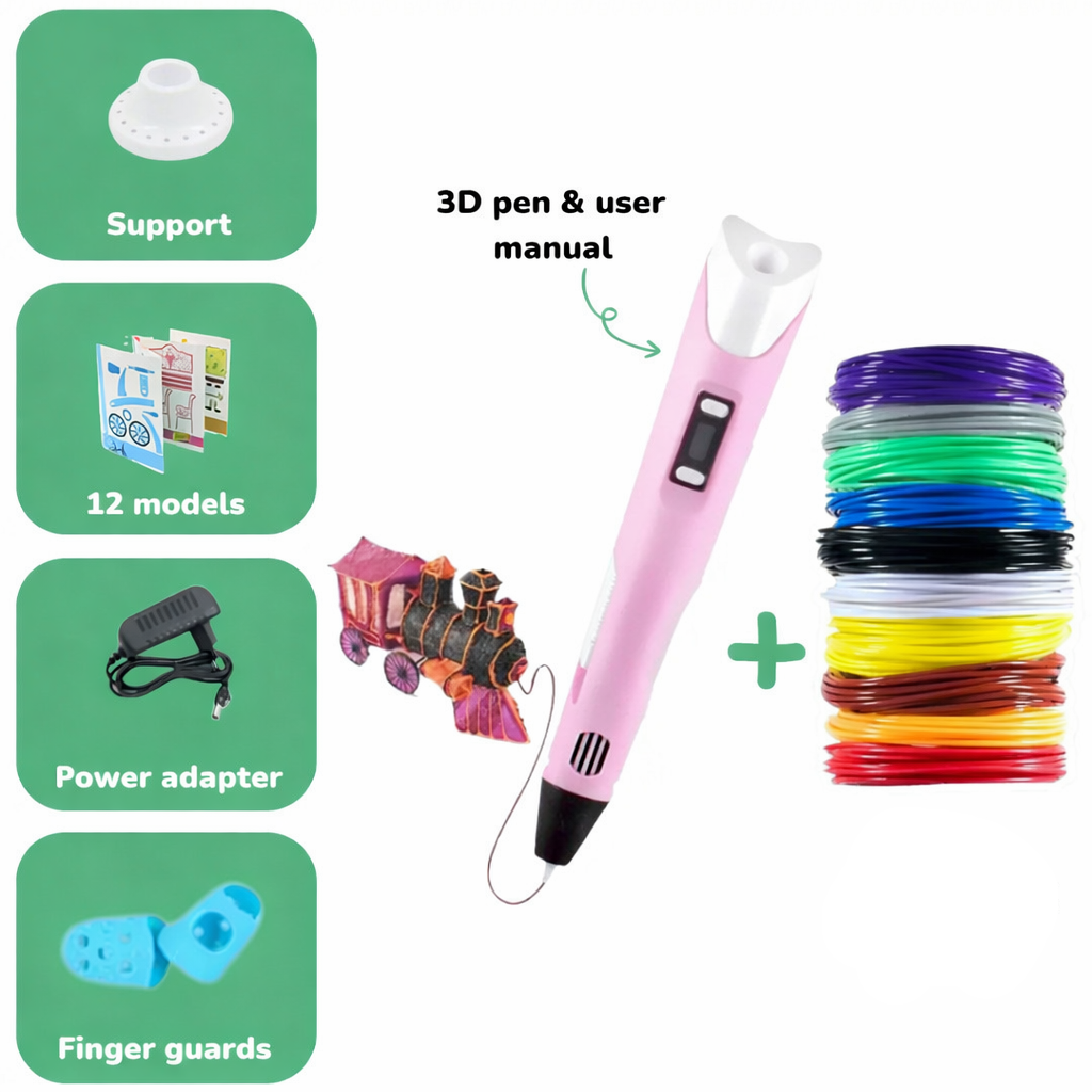Fun Kids Art 3D Printing Pen Set Creative Toy