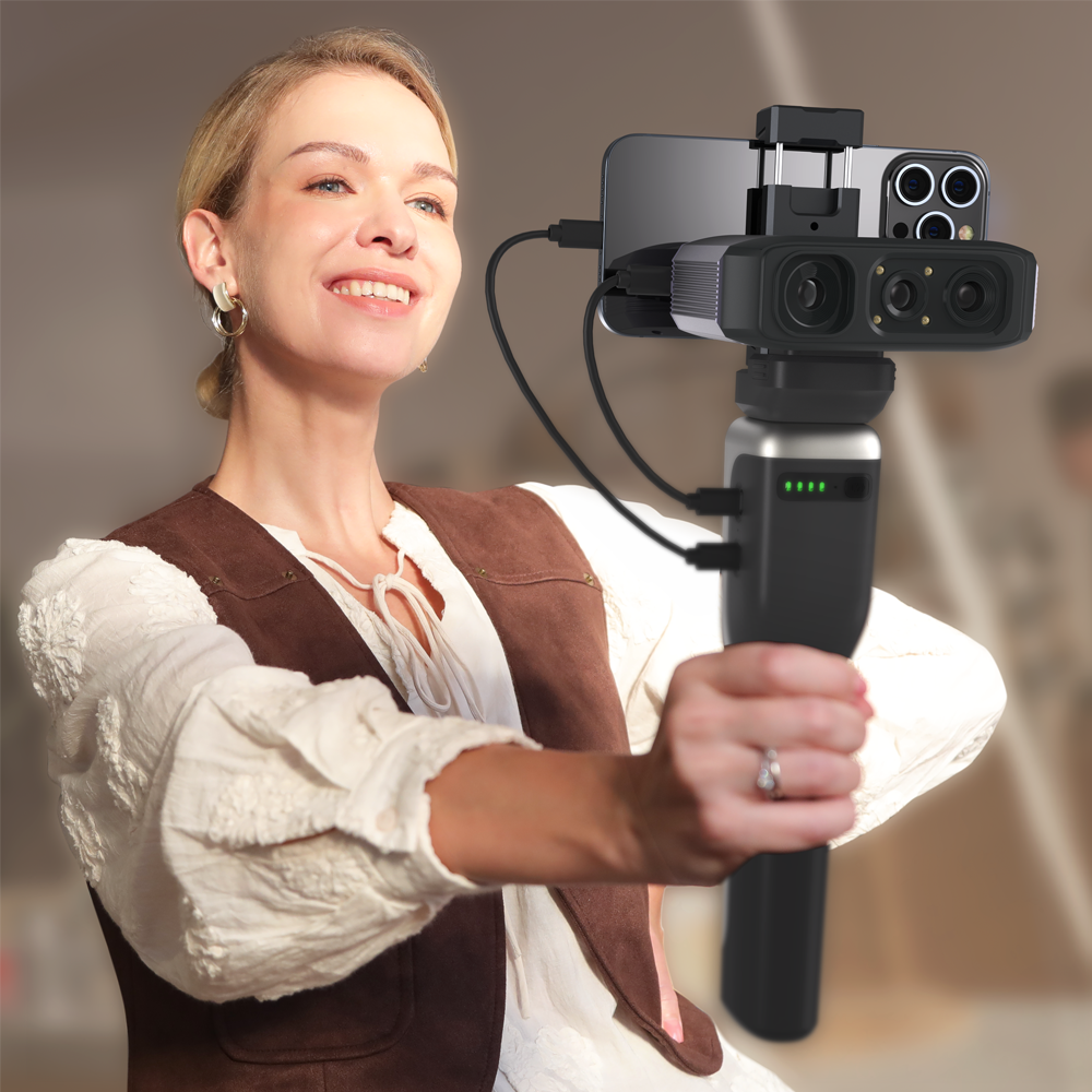 Compact 3D Desktop Scanner High Precision Imaging Device