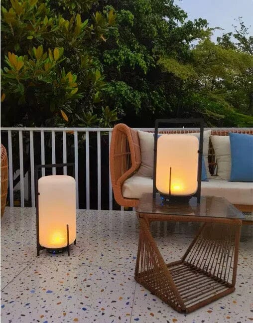 Outdoor Patio Lights Waterproof Steel And Glass