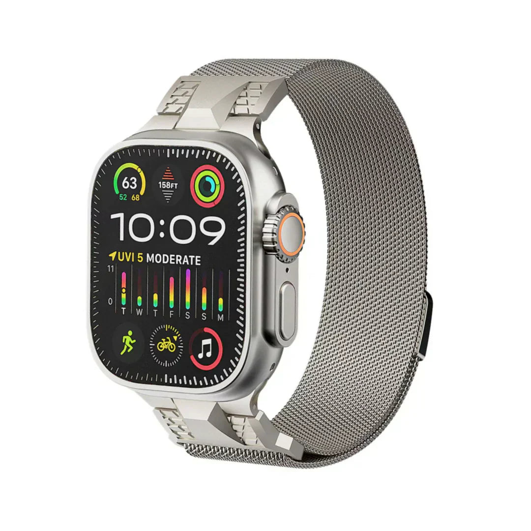 Strong Magnetic Apple Watch Metal Band