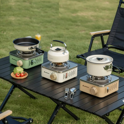 Compact 2800W Portable Gas Camping Cooker