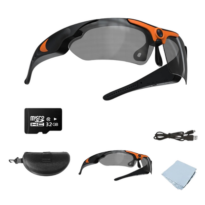 Outdoor Waterproof Spy Camera Sunglasses 1080P