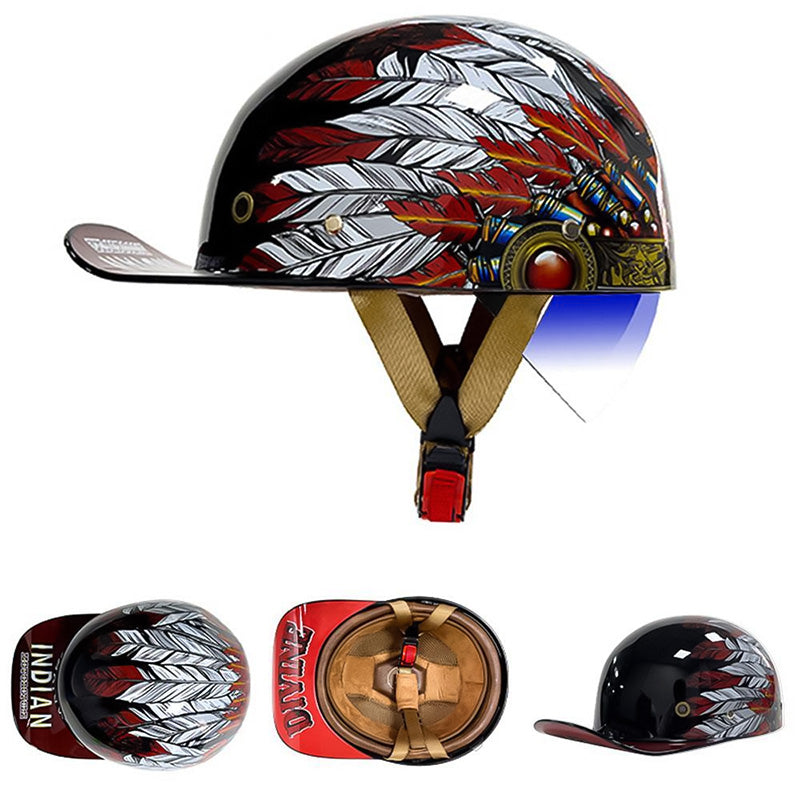 Durable Motorcycle Street Bike Helmet DOT Certified