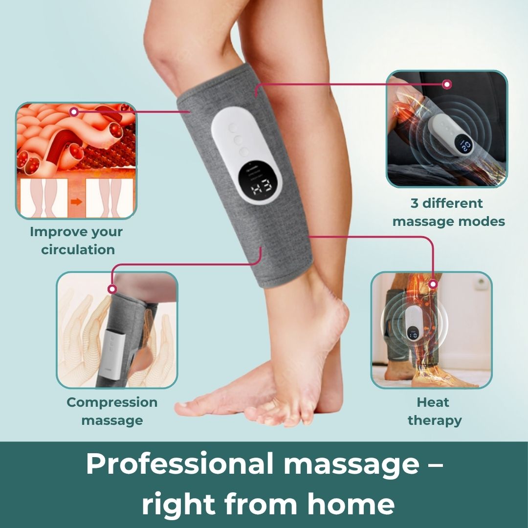 Relaxing 3-In-1 Leg Compression Massager for Home Use