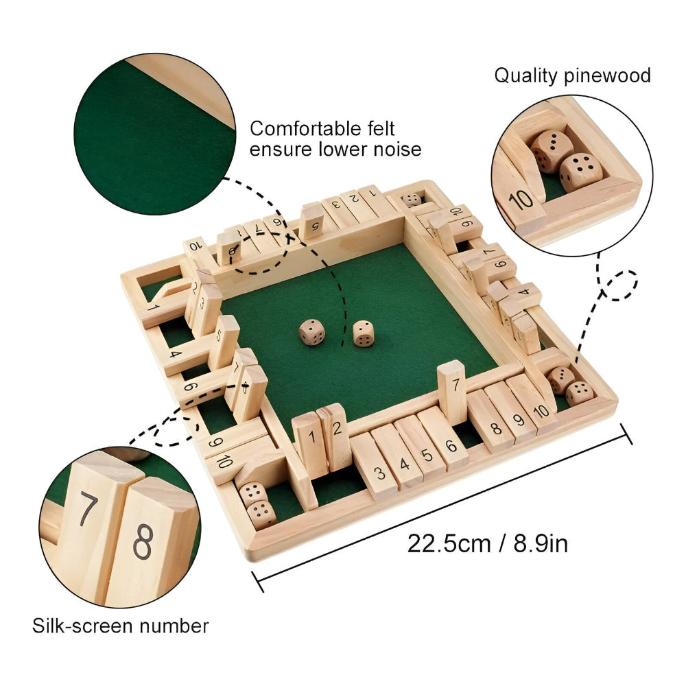 Fun Math Board Game Set for Kids and Family