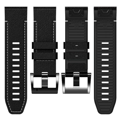 Durable Leather Strap for Garmin Fenix Watches