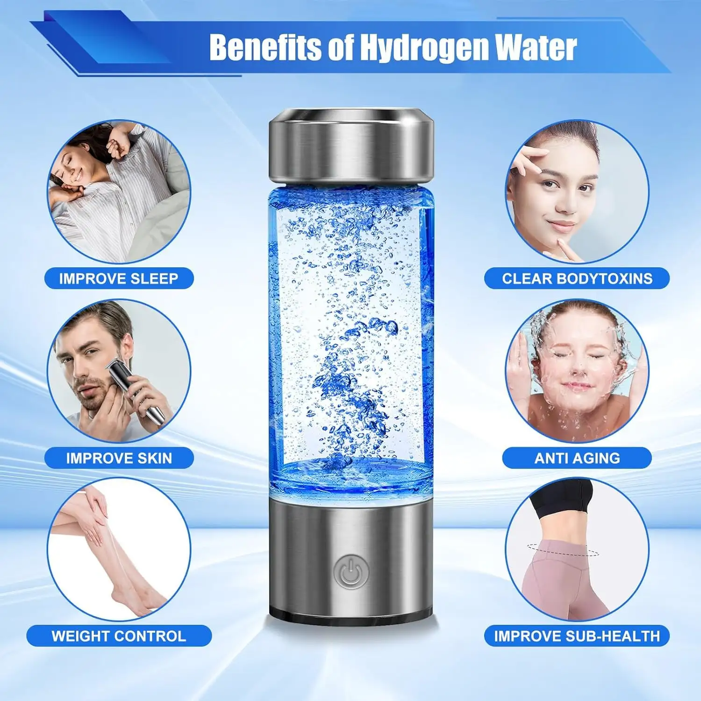 Pure Hydrating Water Bottle For Everyday Wellness