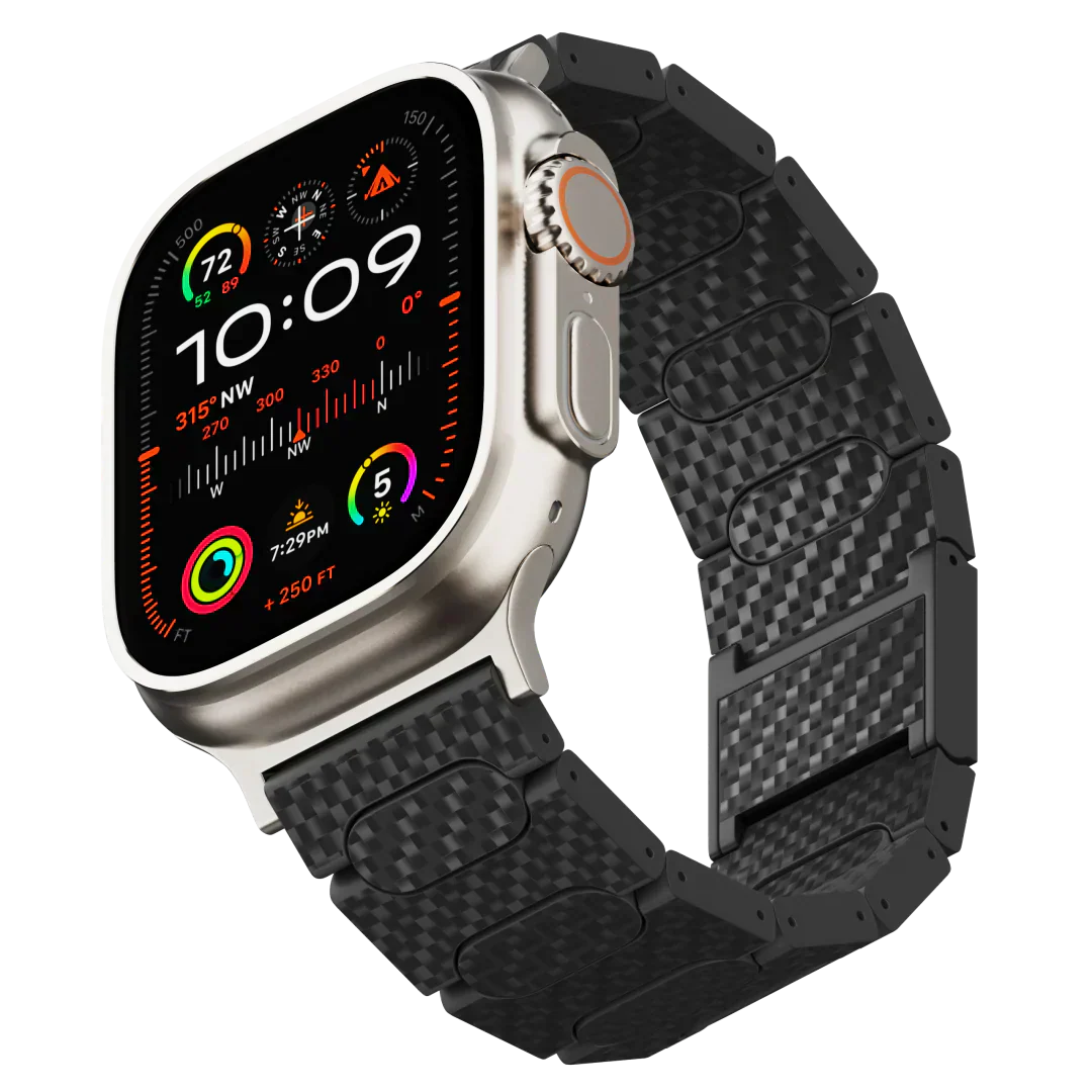 Lightweight Carbon Fiber Watch Band