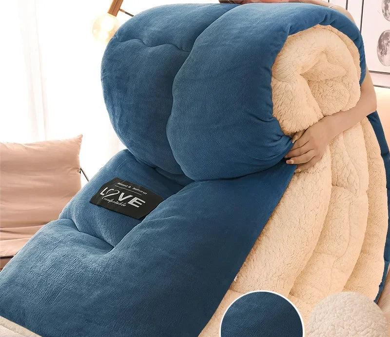 Plush Oversized Soft Double Layer Fleece Throw Blanket