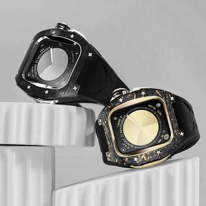 Premium Apple Watch Carbon Case Upgrade Kit - Lusomart