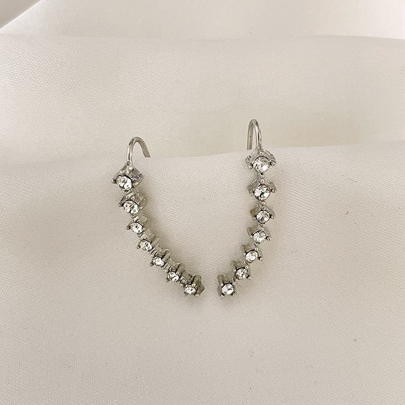 Sparkling Diamond Stud Earrings