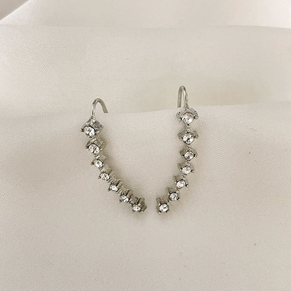 Sparkling Diamond Stud Earrings