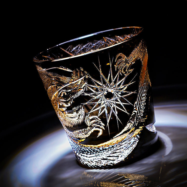 Luxury Handmade Dragon Whisky Glass Gift Set