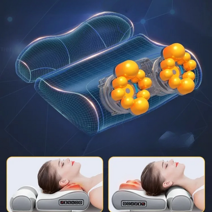 Relaxing Heat Therapy Massager for Neck and Back Pain