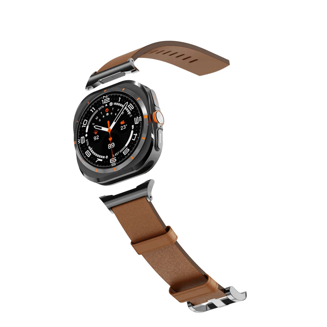 Premium Leather Band For Samsung Galaxy Watch Ultra