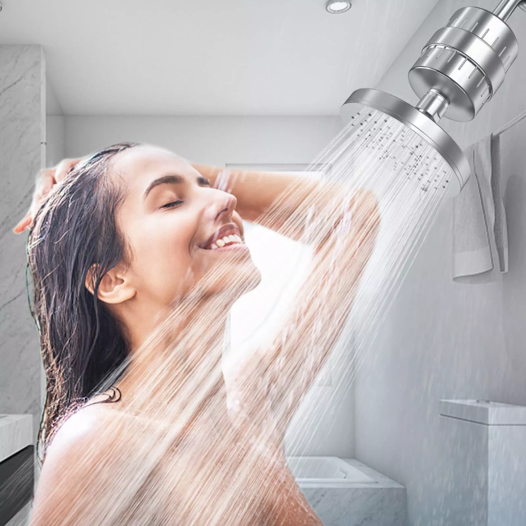 Purifying Showerhead for Softer Skin and Healthy Hair - Lusomart