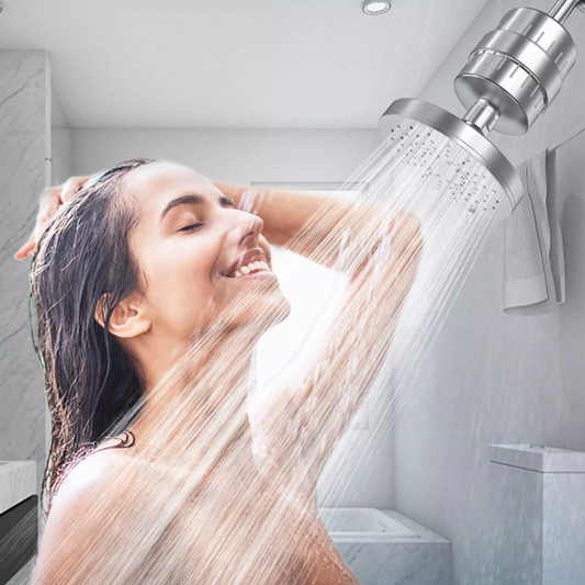 Purifying Showerhead for Softer Skin and Healthy Hair - Lusomart
