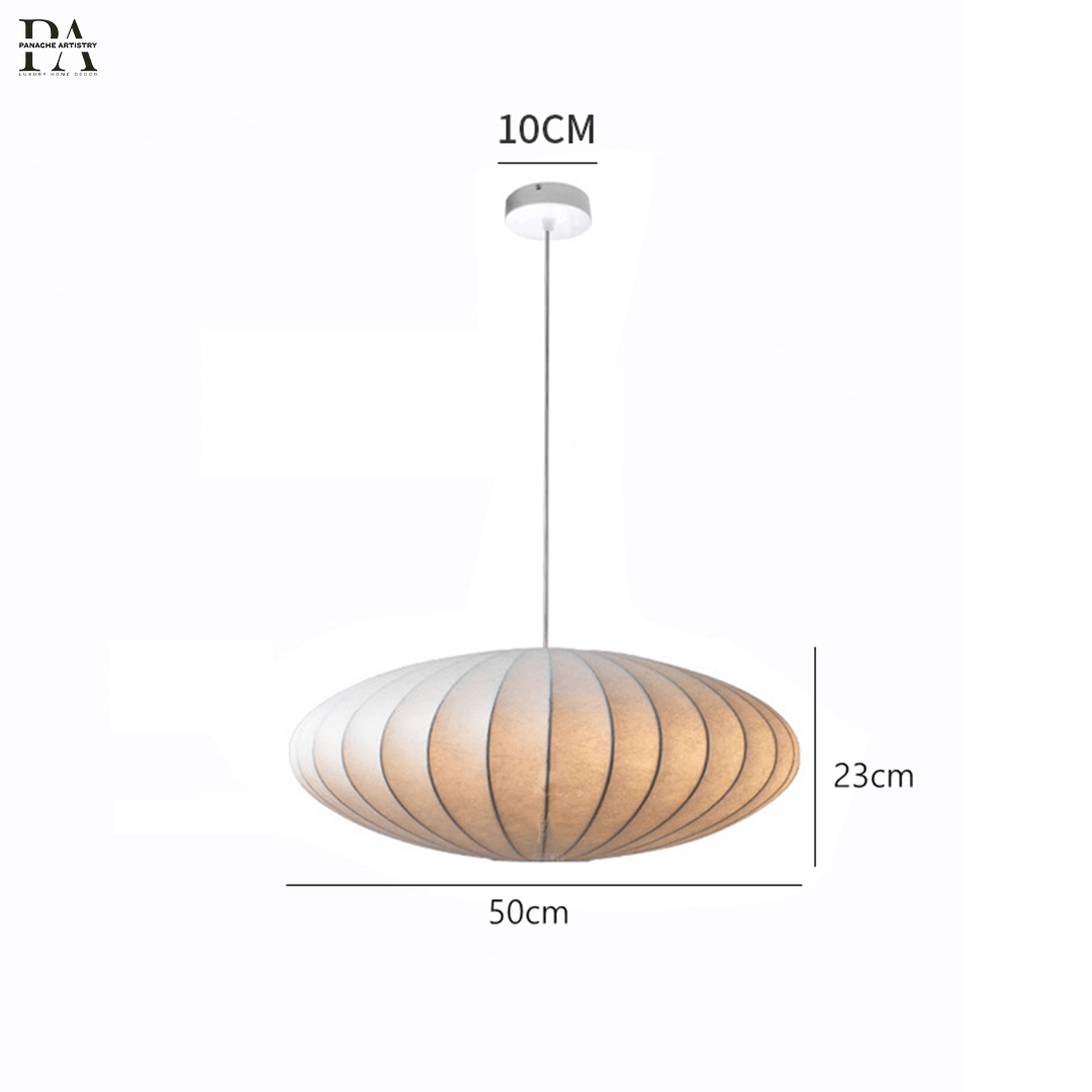 Calming Glass Hanging Lamp