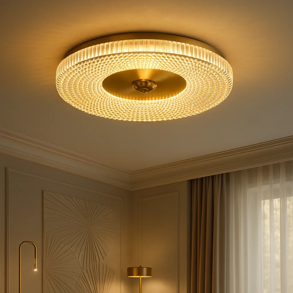 Slim Modern LED Ceiling Light in Metal Finish