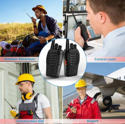 Compact Walkie Talkie Two Way Radios Set
