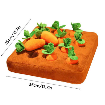 Interactive Dog Toy Carrot Snuffle Mat