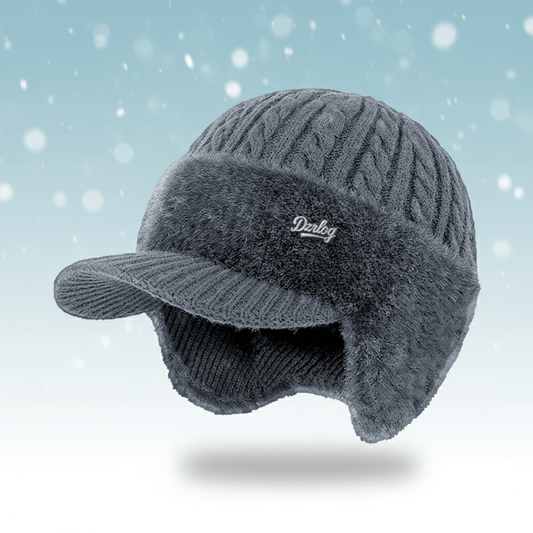 Warm Fleece Lined Cold Weather Beanie Hat - Lusomart