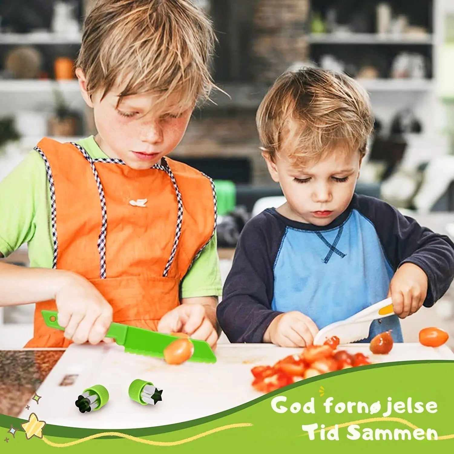 Kids Friendly Cooking Play Set Kitchen Kit Bundle - Lusomart