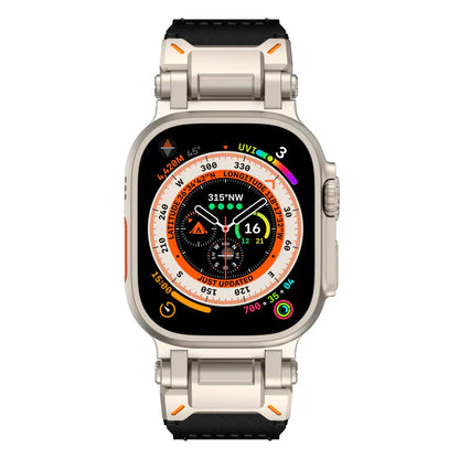 Stylish Leather Band with Metal Clip for Apple Watch
