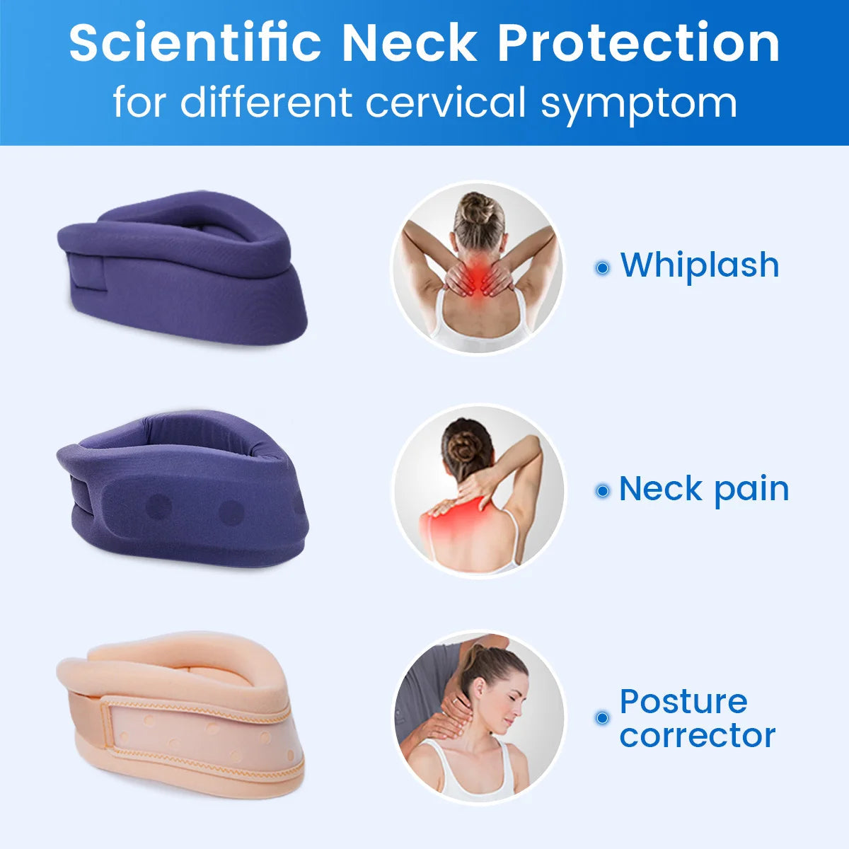 Comfortable Airflow Neck Support Brace For Cervical Relief
