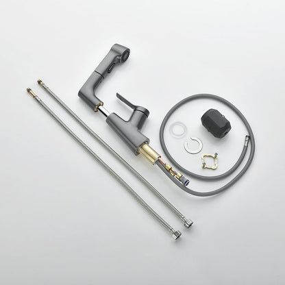 Stainless Steel Single Handle Kitchen Faucet