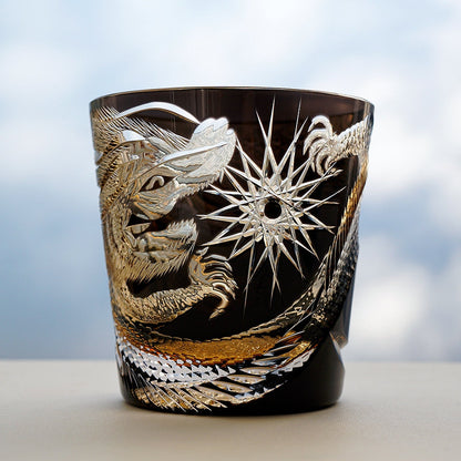 Luxury Handmade Dragon Whisky Glass Gift Set