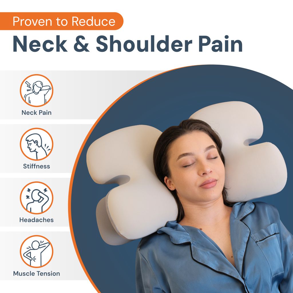 Contour Memory Foam Side Sleeper Pillow with Washable Cover