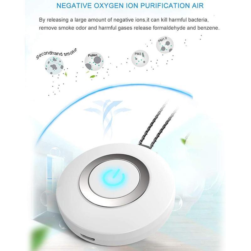 Portable Mini Air Purifier Pendant Necklace