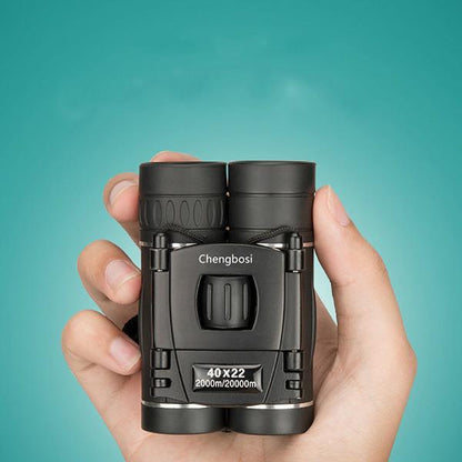 Portable 40x22 Mini Travel Binoculars for Clear Views