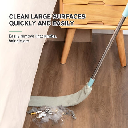 Compact Extendable Microfiber Mop Cleaning Brush Flat Head
