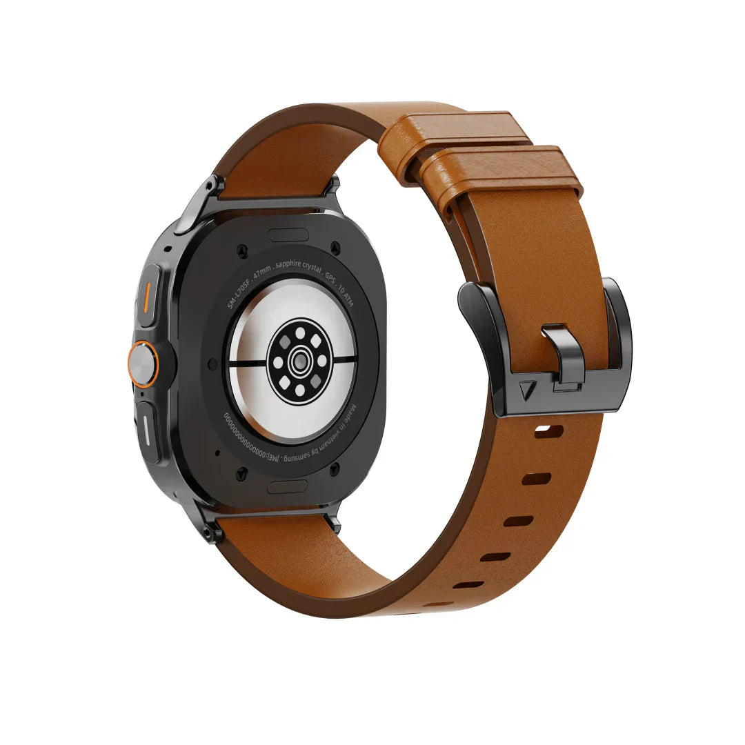 Premium Leather Band For Samsung Galaxy Watch Ultra
