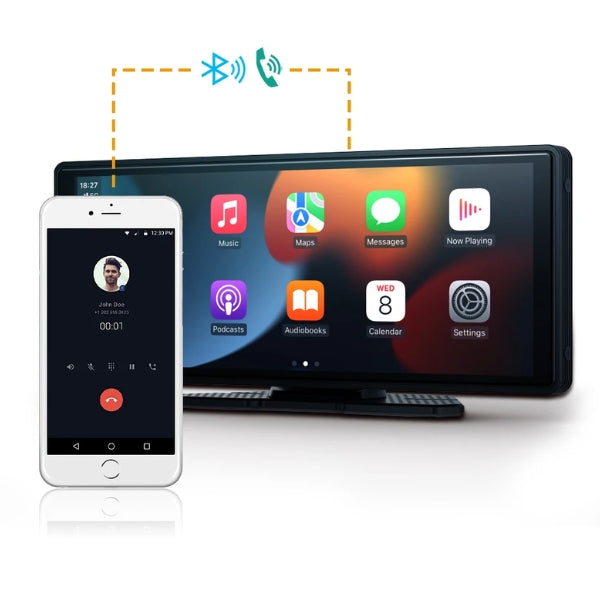 Compact 10.26 Wireless Car Play Touchscreen Display
