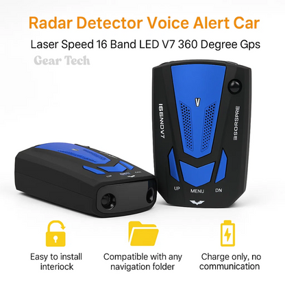 Advanced UK Radar Detector - Long Range Speed Alert